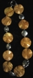 Wood Jasper Wavy Disk Necklace